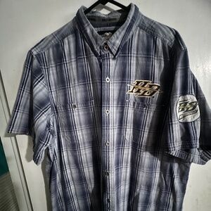 Harley Davidson Mens Button Front Shirt , Size XXL